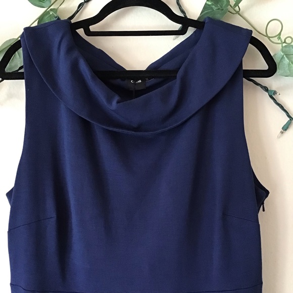 NWT ASOS Navy Dress - Picture 3 of 4